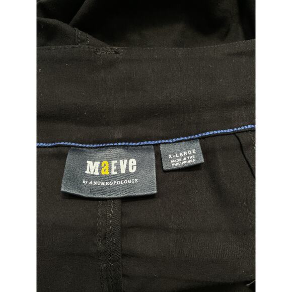 Maeve 'The Colette' Black Linen Maxi Skirt Size XL - Picture 5 of 5